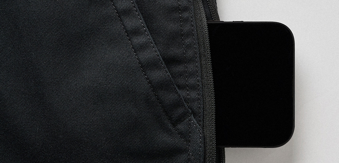 Person Built® Side Zip Cell Pocket