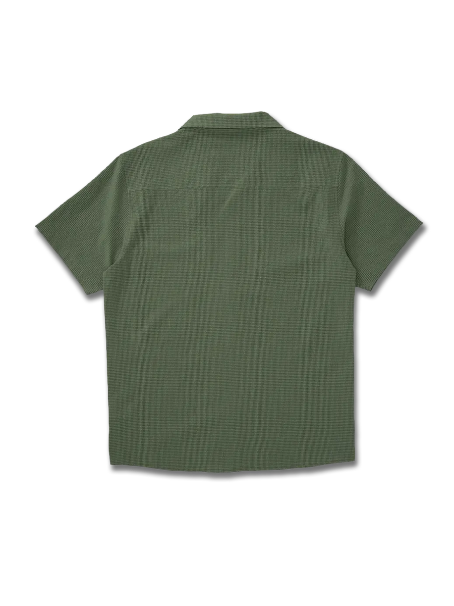 Green shirt on a white background